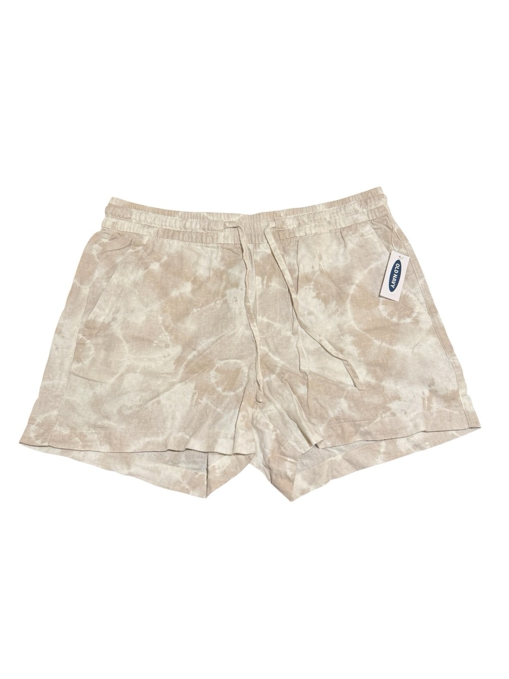 Old Navy Beige and Tan Tie dye Shorts Women’s Size Small - Picture 1 of 8
